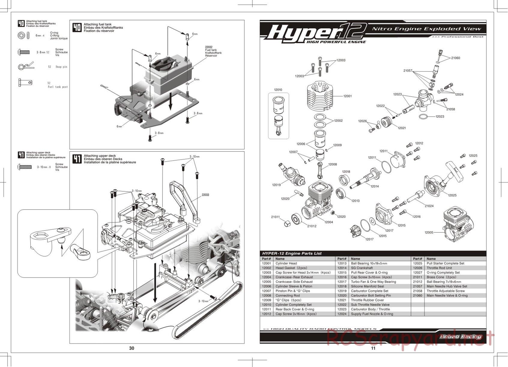 Hobao - Hyper GPX4 Pro - Manual - Page 11