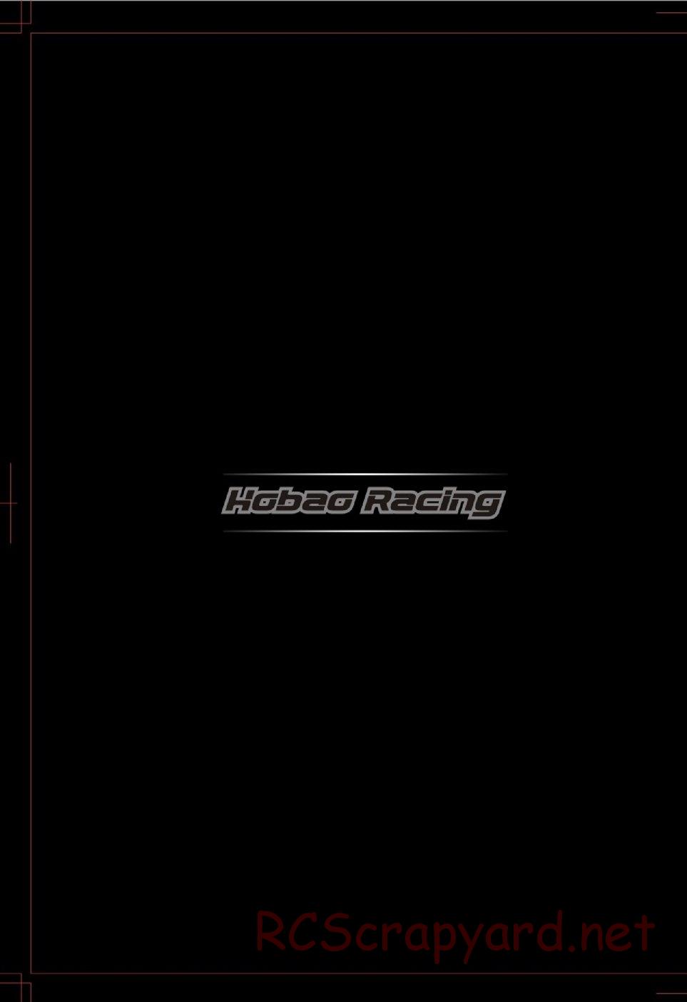 Hobao - Hyper GPX4 Pro - Manual - Page 21
