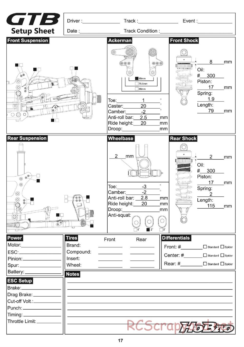 Hobao - Hyper GTB-e - Manual - Page 18