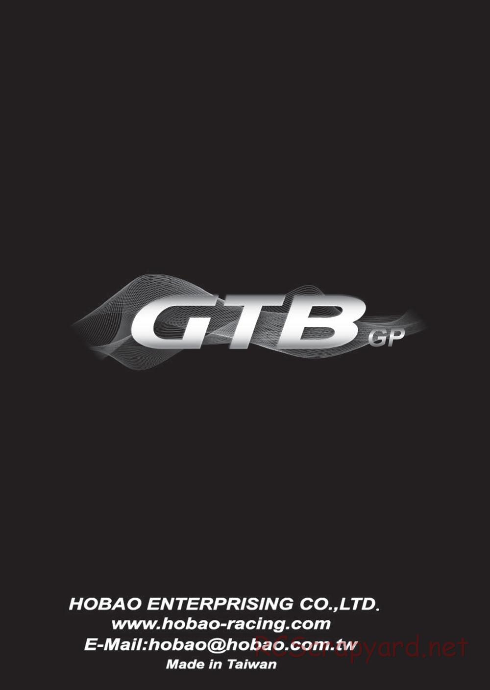 Hobao - Hyper GTB - Manual - Page 27