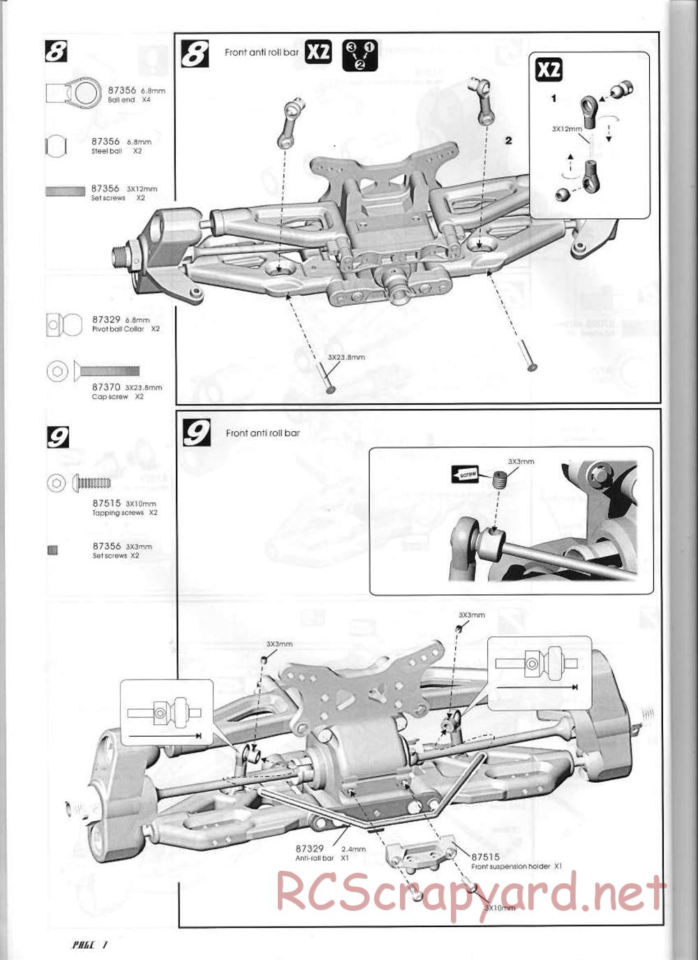 Hobao - Hyper One-7 Evo - Manual - Page 8