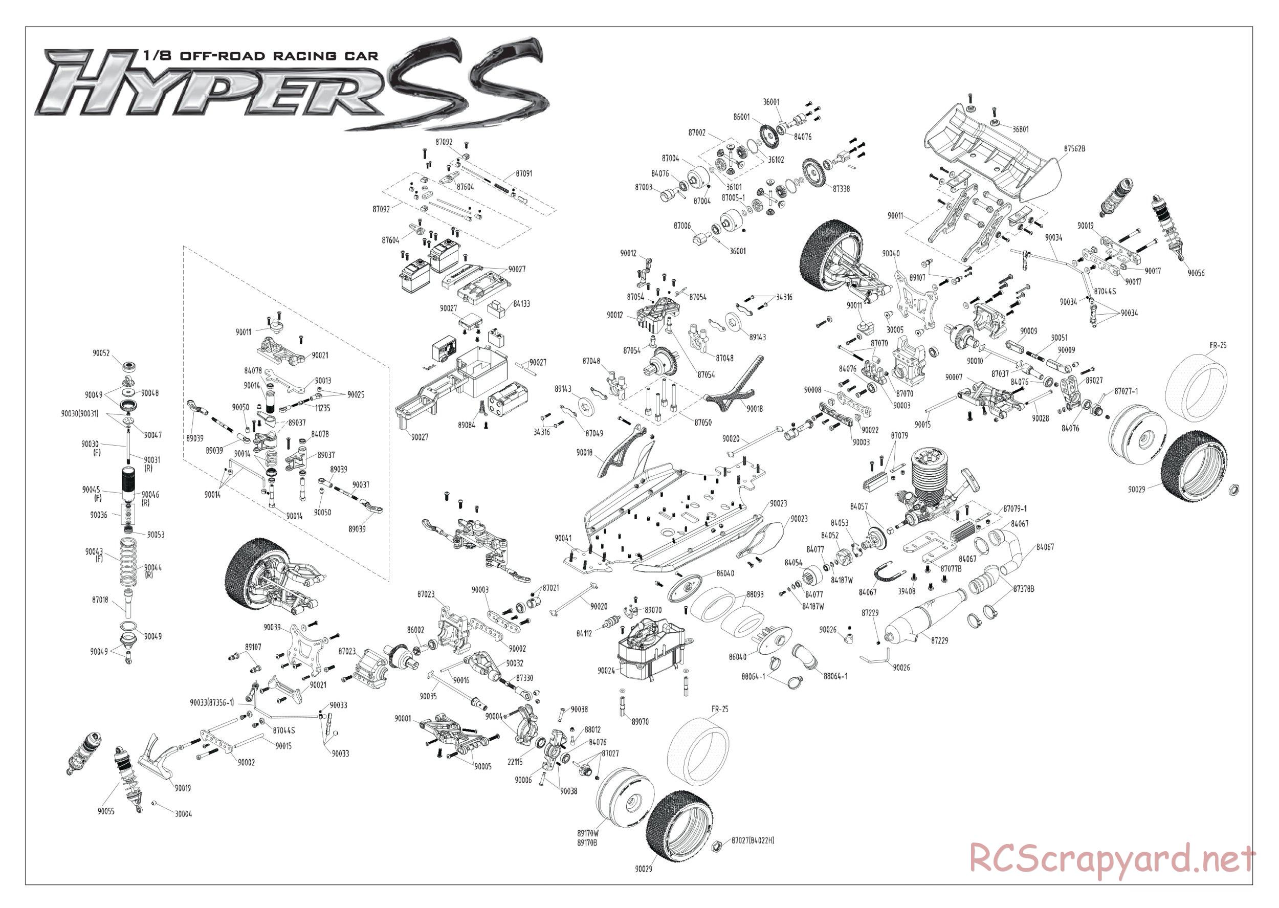 Hobao - Hyper SS - Exploded View