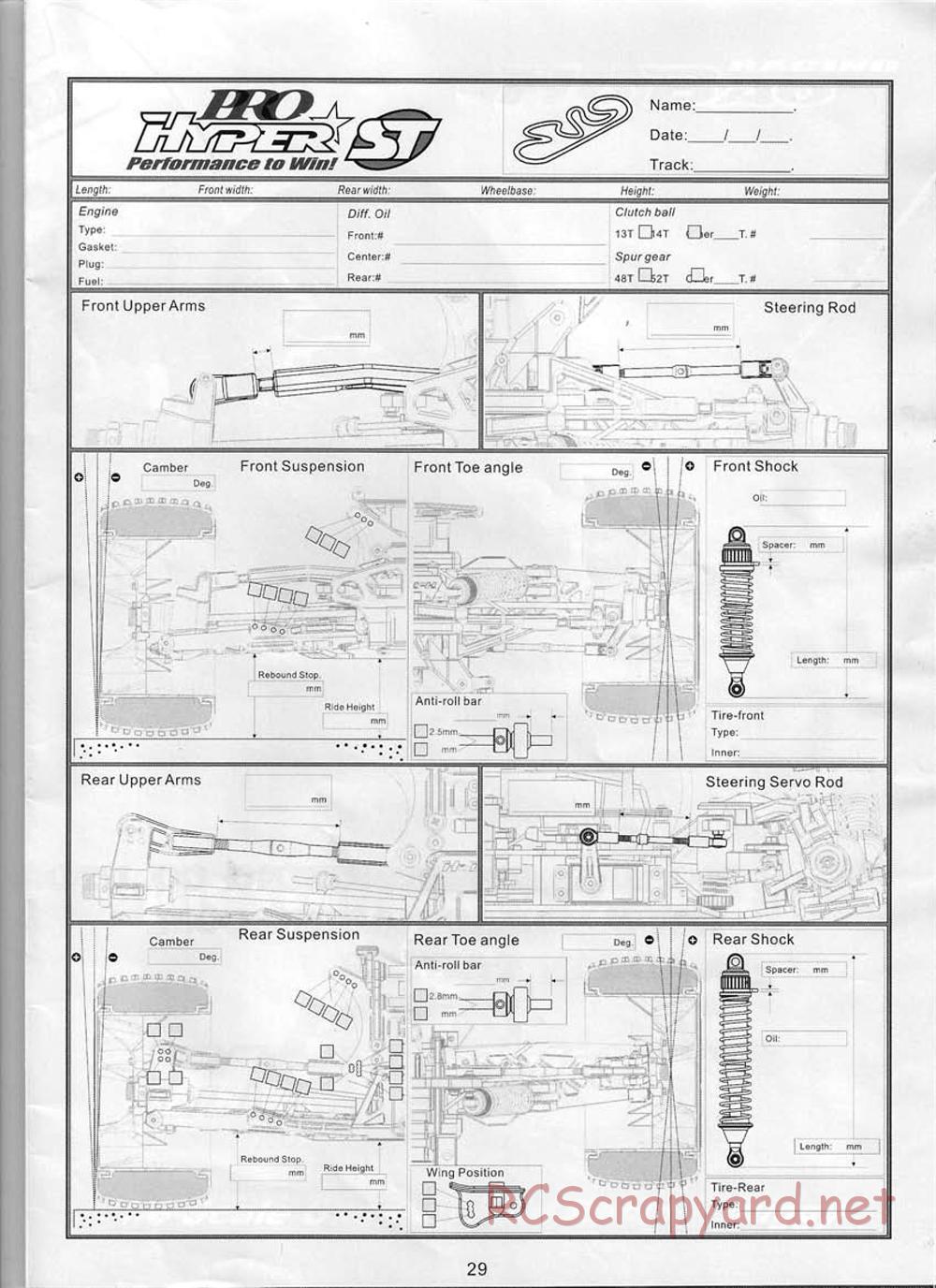 Hobao - Hyper ST Pro - Manual - Page 31
