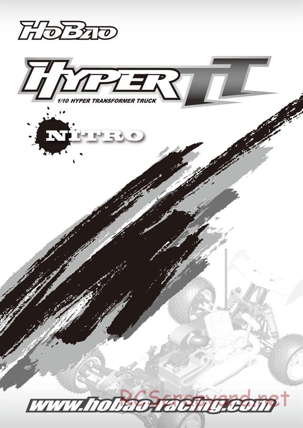 Hobao - Hyper TT Nitro - Manual - Page 1