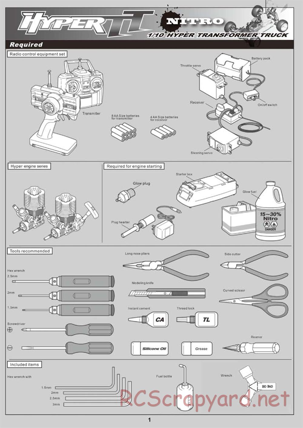Hobao - Hyper TT Nitro - Manual - Page 2