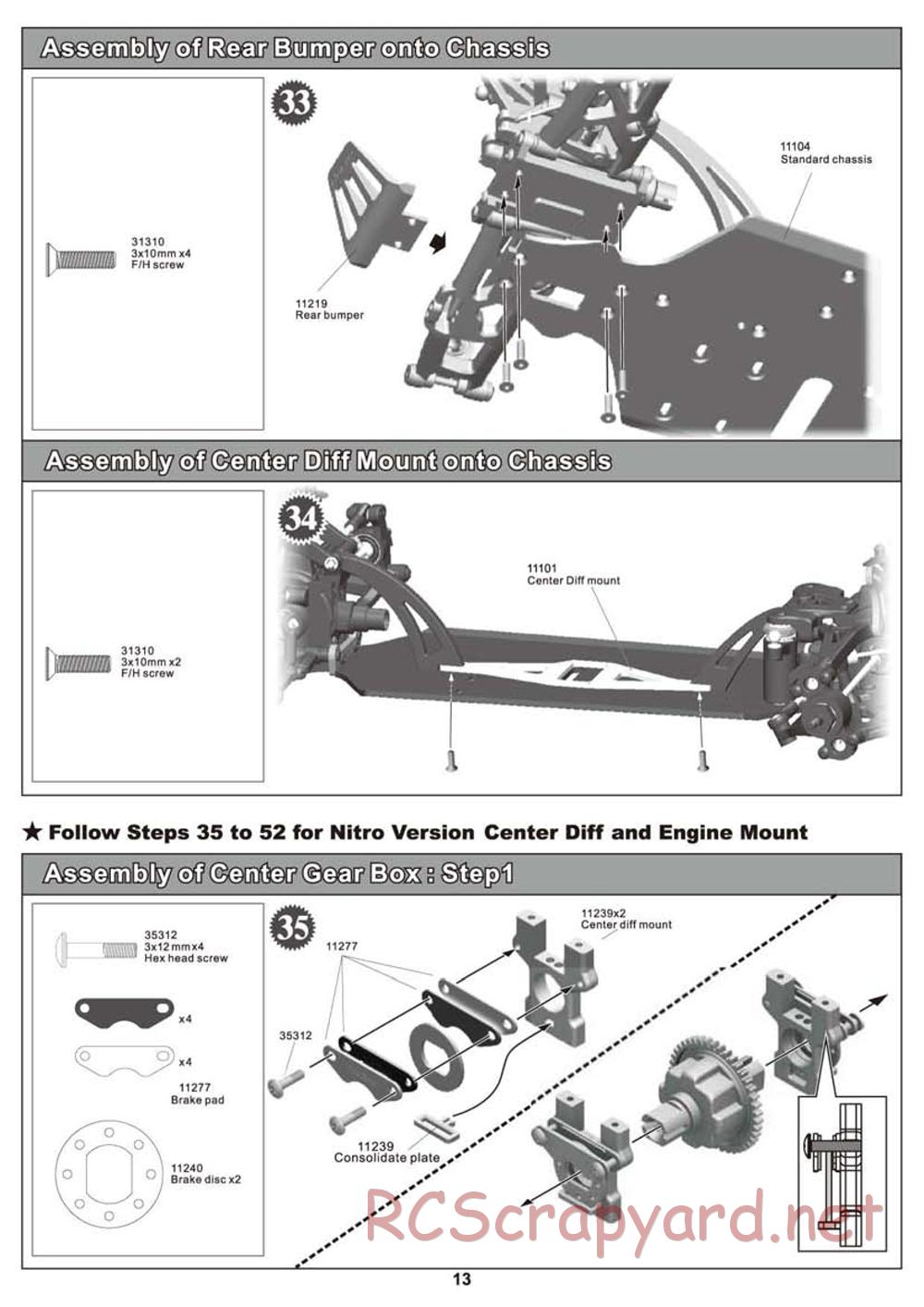 Hobao - Hyper TT Nitro - Manual - Page 14
