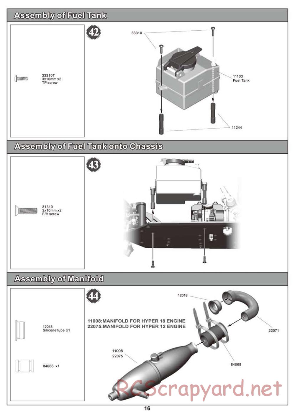 Hobao - Hyper TT Nitro - Manual - Page 17