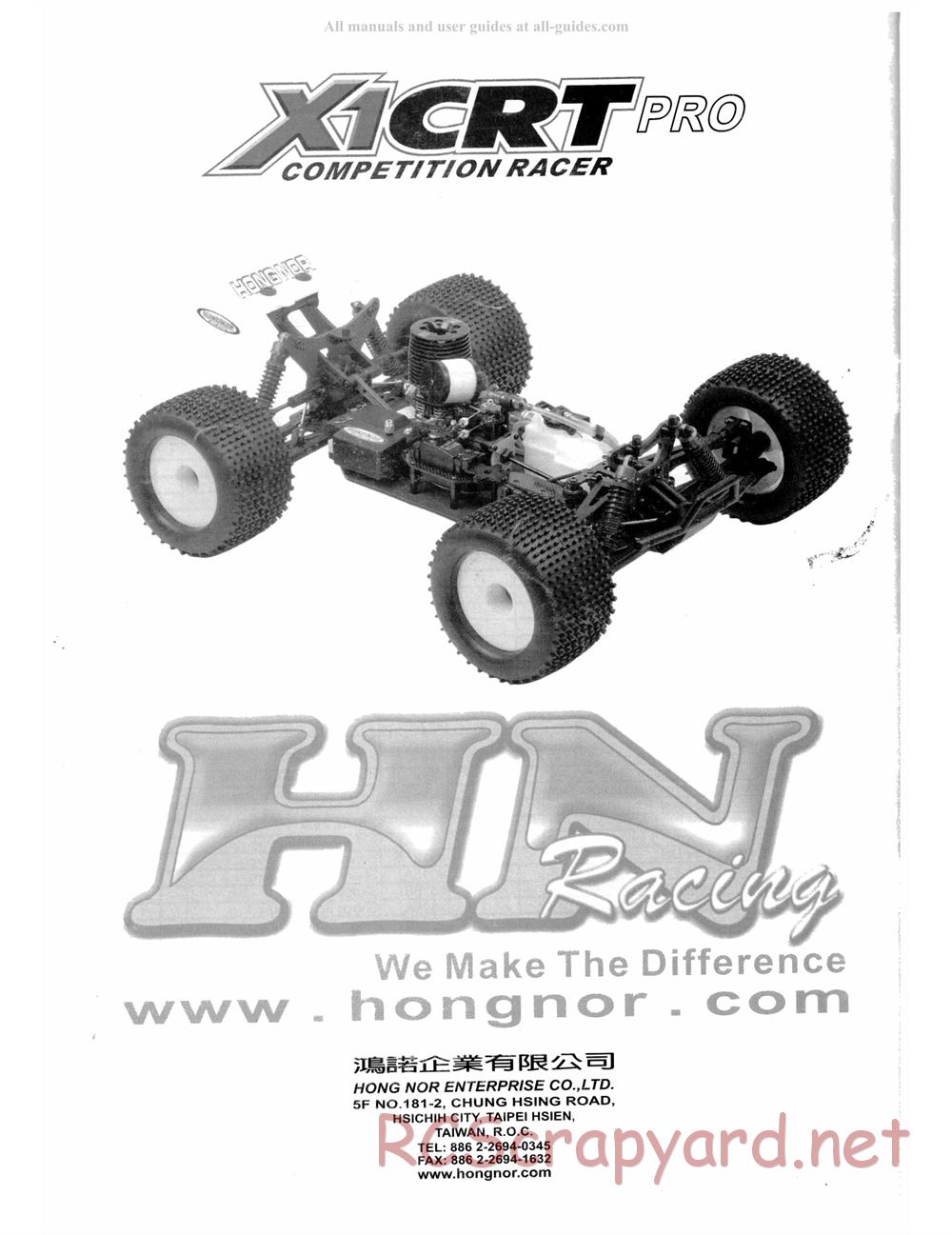 Hong-Nor - X1-CRT Pro - Manual - Page 32