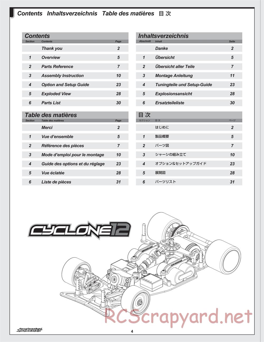 Hot Bodies - Cyclone 12 - Manual - Page 4
