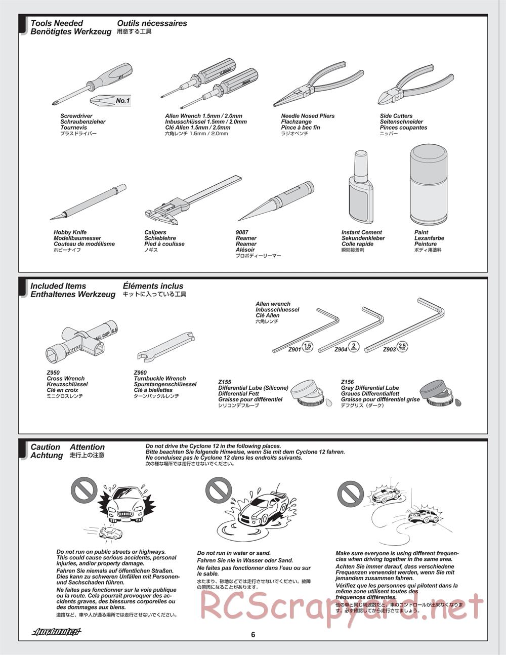 Hot Bodies - Cyclone 12 - Manual - Page 6