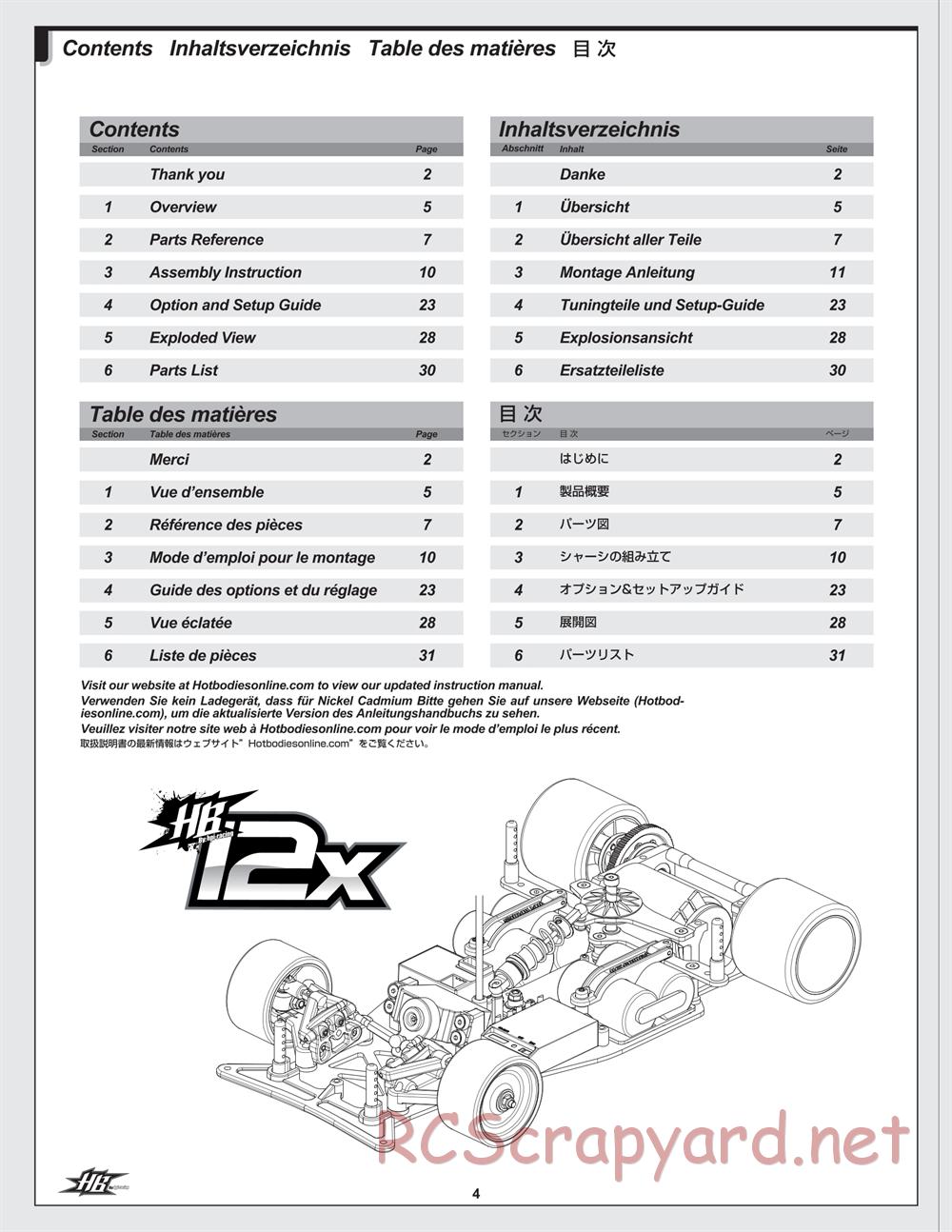 Hot Bodies - Cyclone 12X - Manual - Page 4