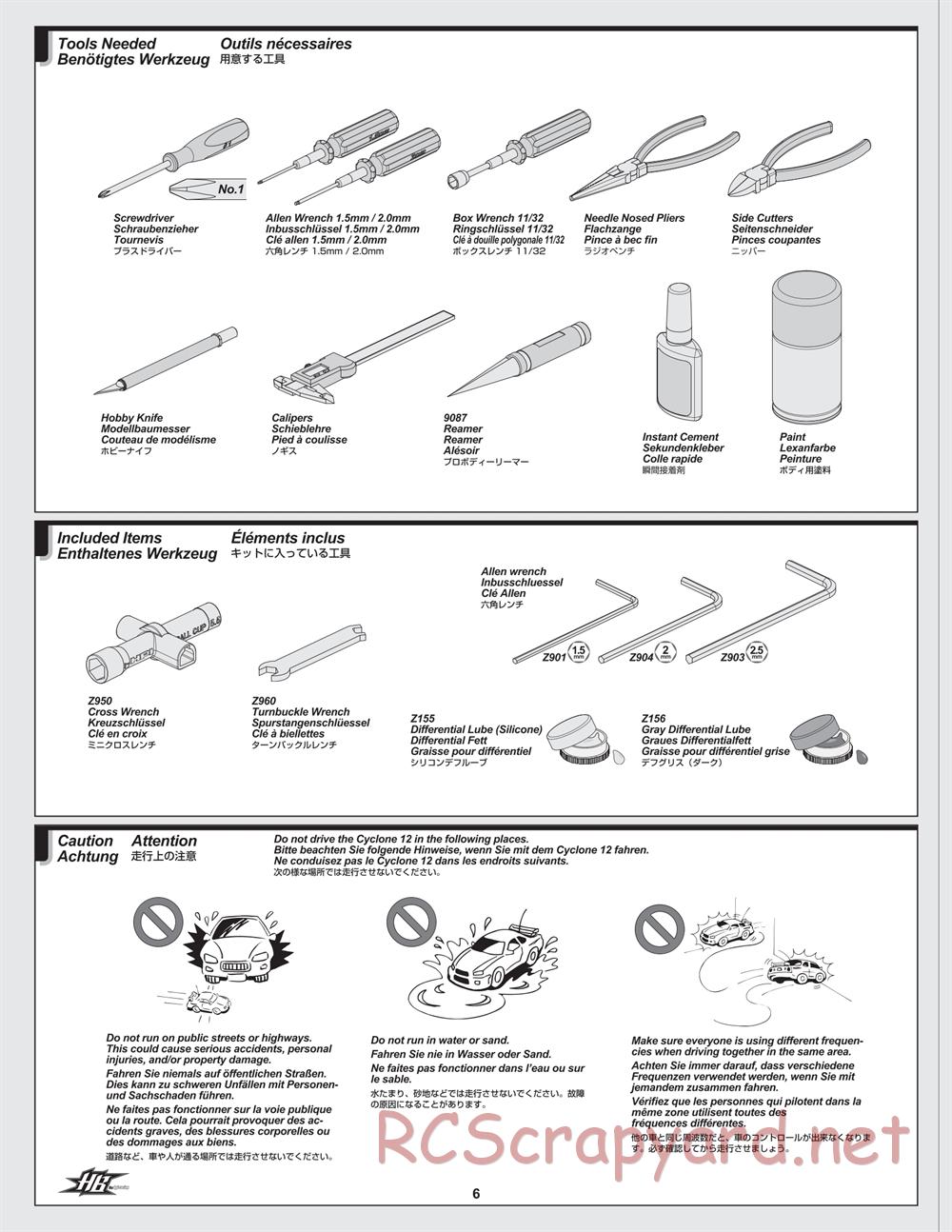 Hot Bodies - Cyclone 12X - Manual - Page 6