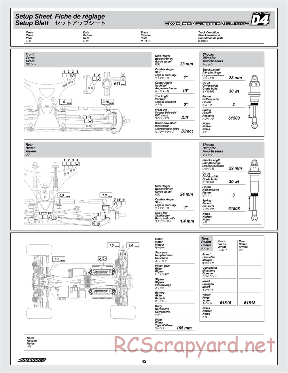 Hot Bodies - Cyclone D4 - Manual - Page 42