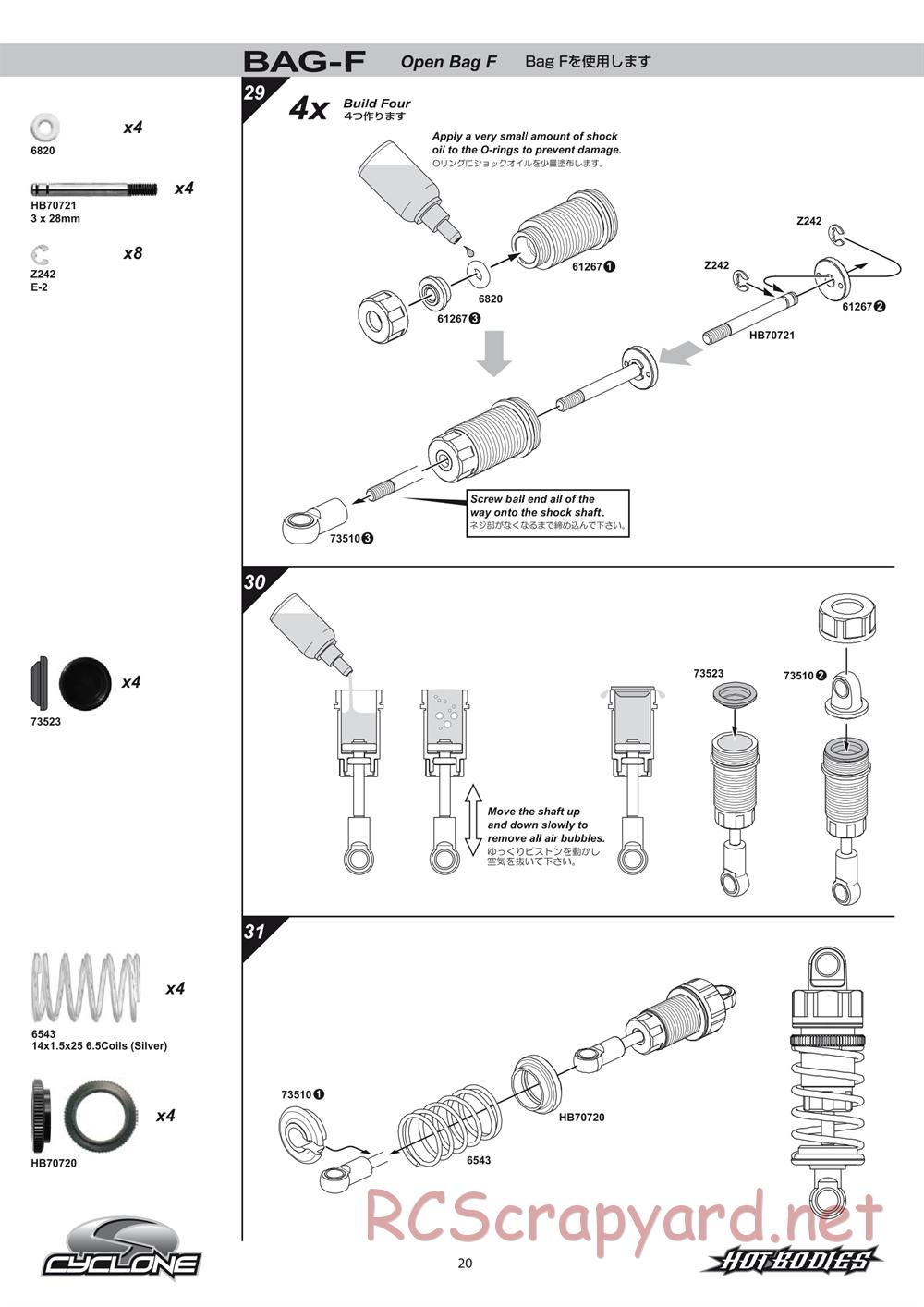 Hot Bodies - Cyclone S - Manual - Page 20