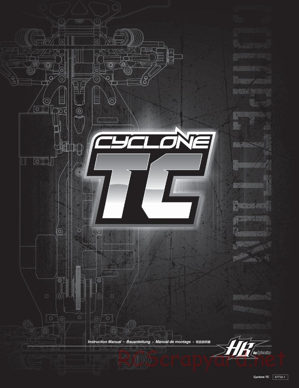 Hot Bodies - Cyclone TC - Manual - Page 1