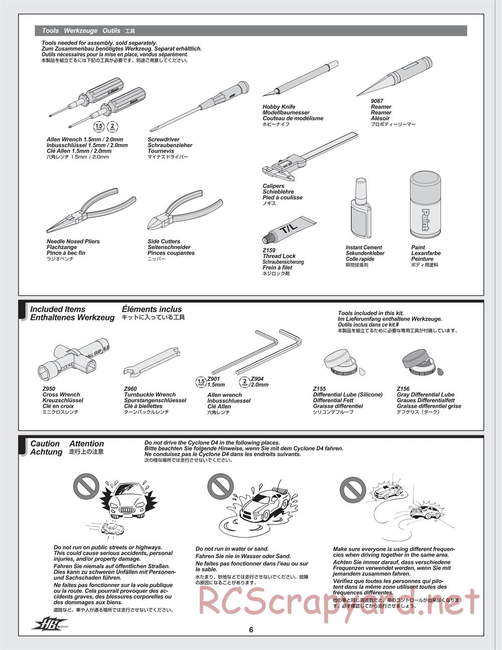 Hot Bodies - Cyclone TC - Manual - Page 6