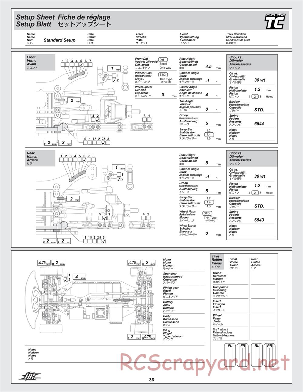 Hot Bodies - Cyclone TC - Manual - Page 36