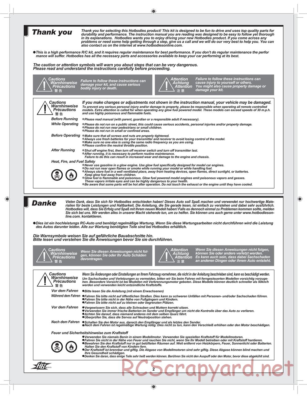 Hot Bodies - D8 Hara Edition - Manual - Page 2
