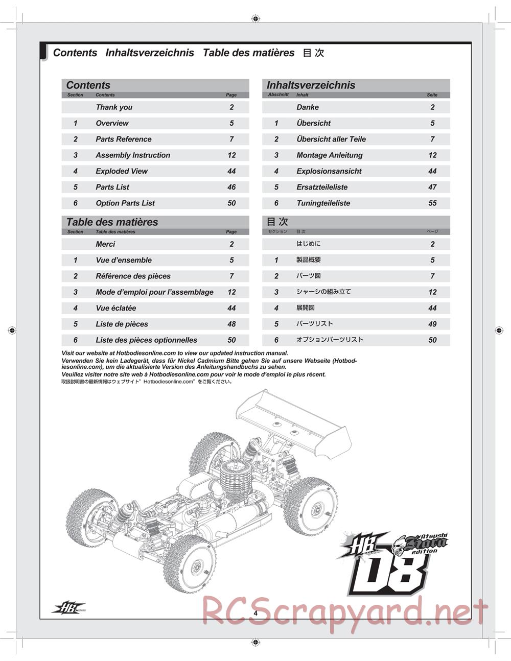 Hot Bodies - D8 Hara Edition - Manual - Page 4