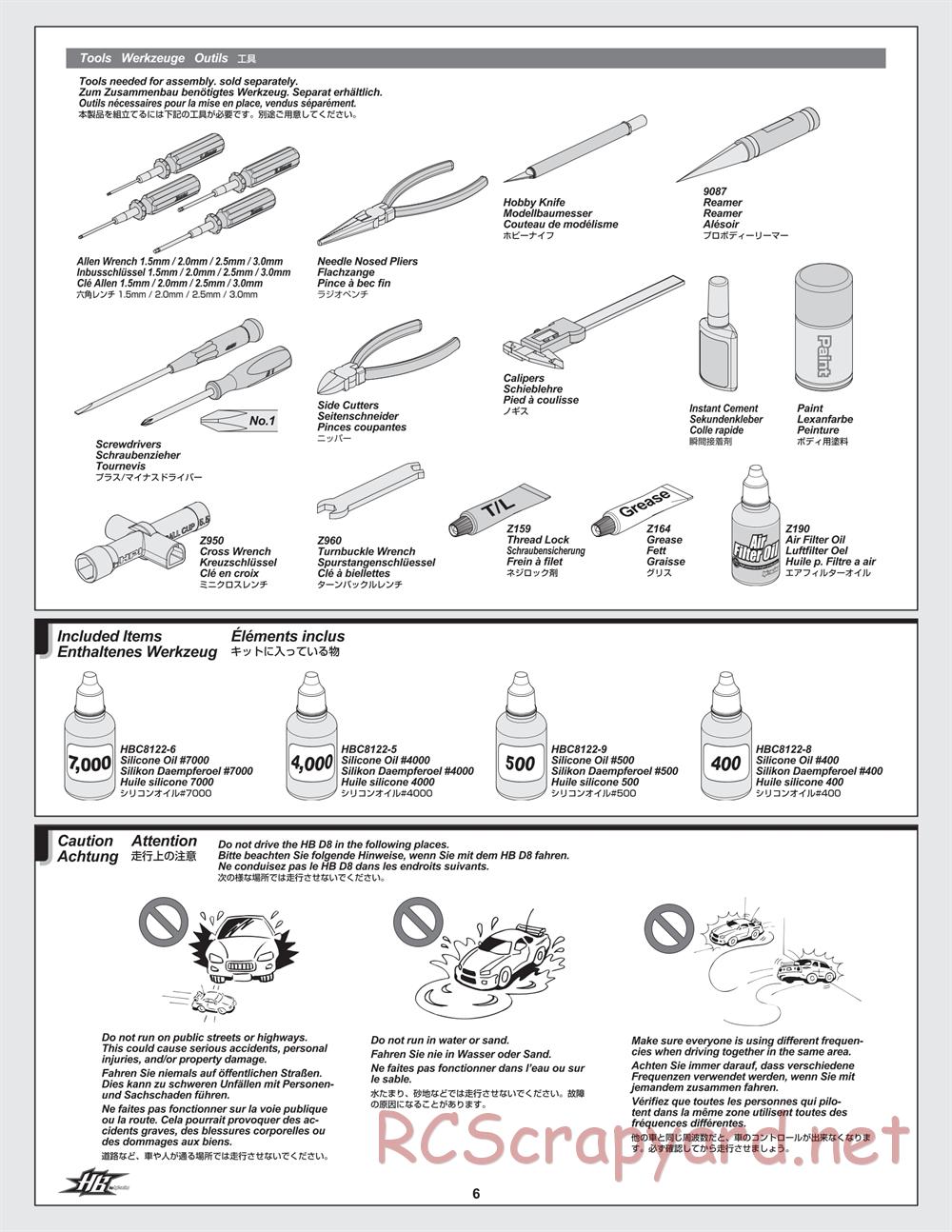 Hot Bodies - D8T - Manual - Page 6