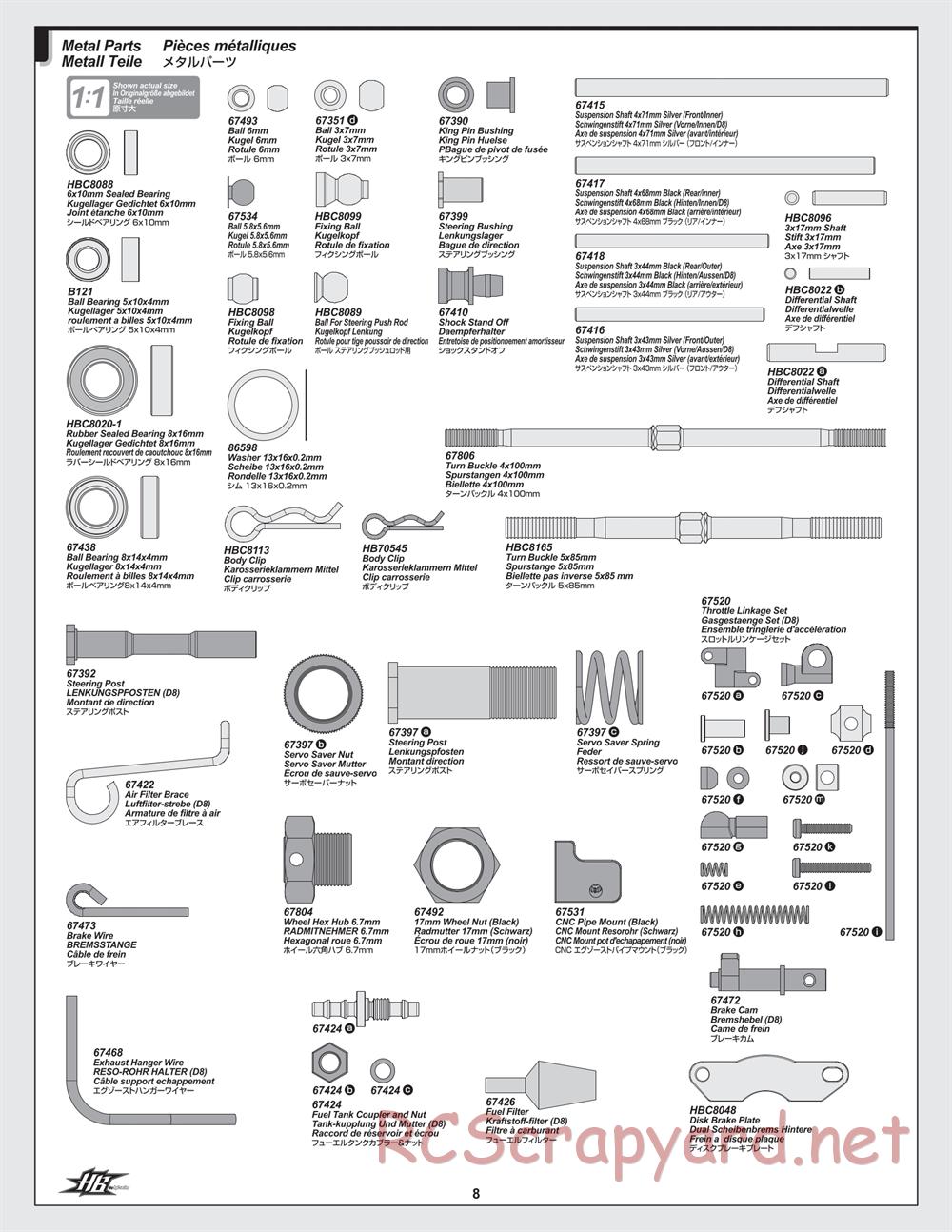 Hot Bodies - D8T - Manual - Page 8