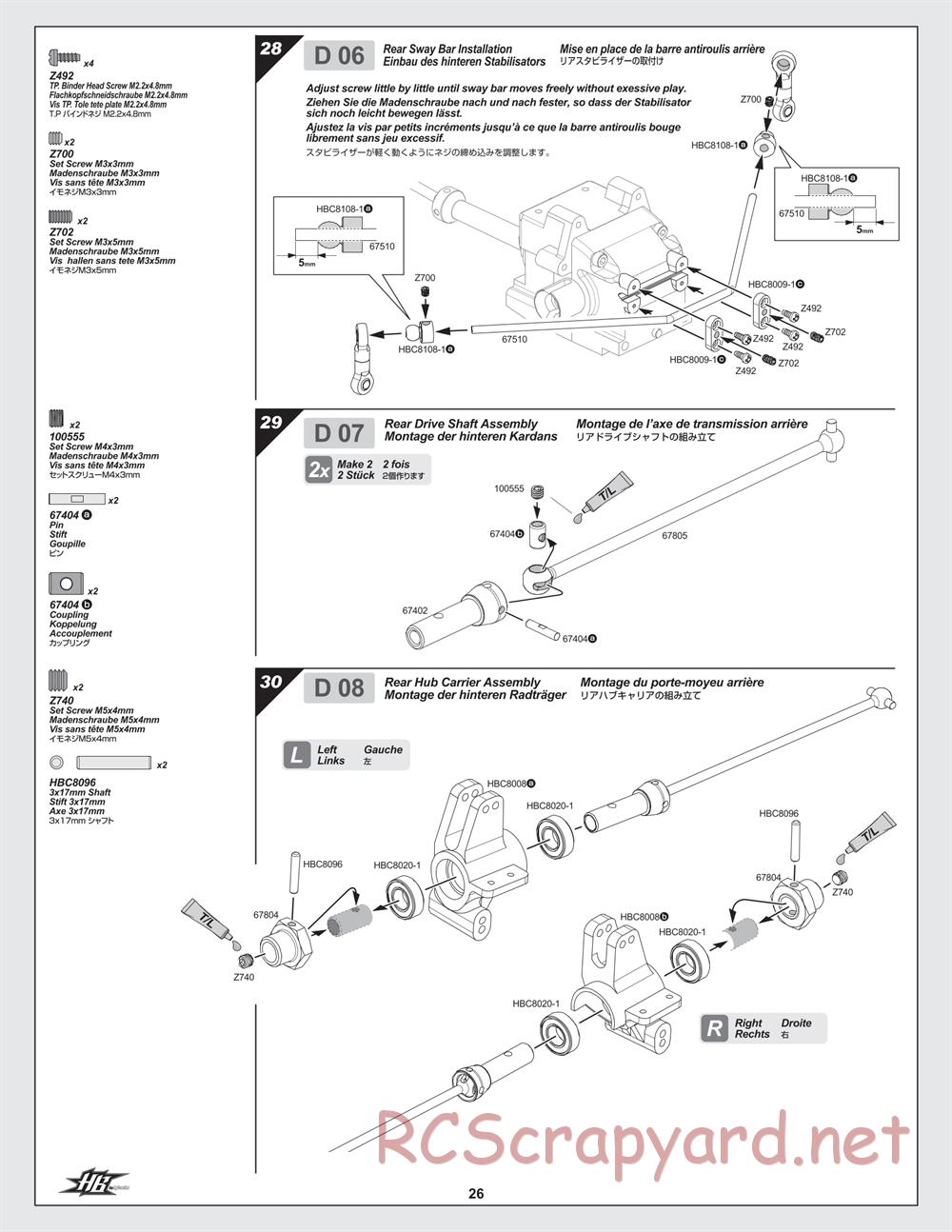 Hot Bodies - D8T - Manual - Page 26
