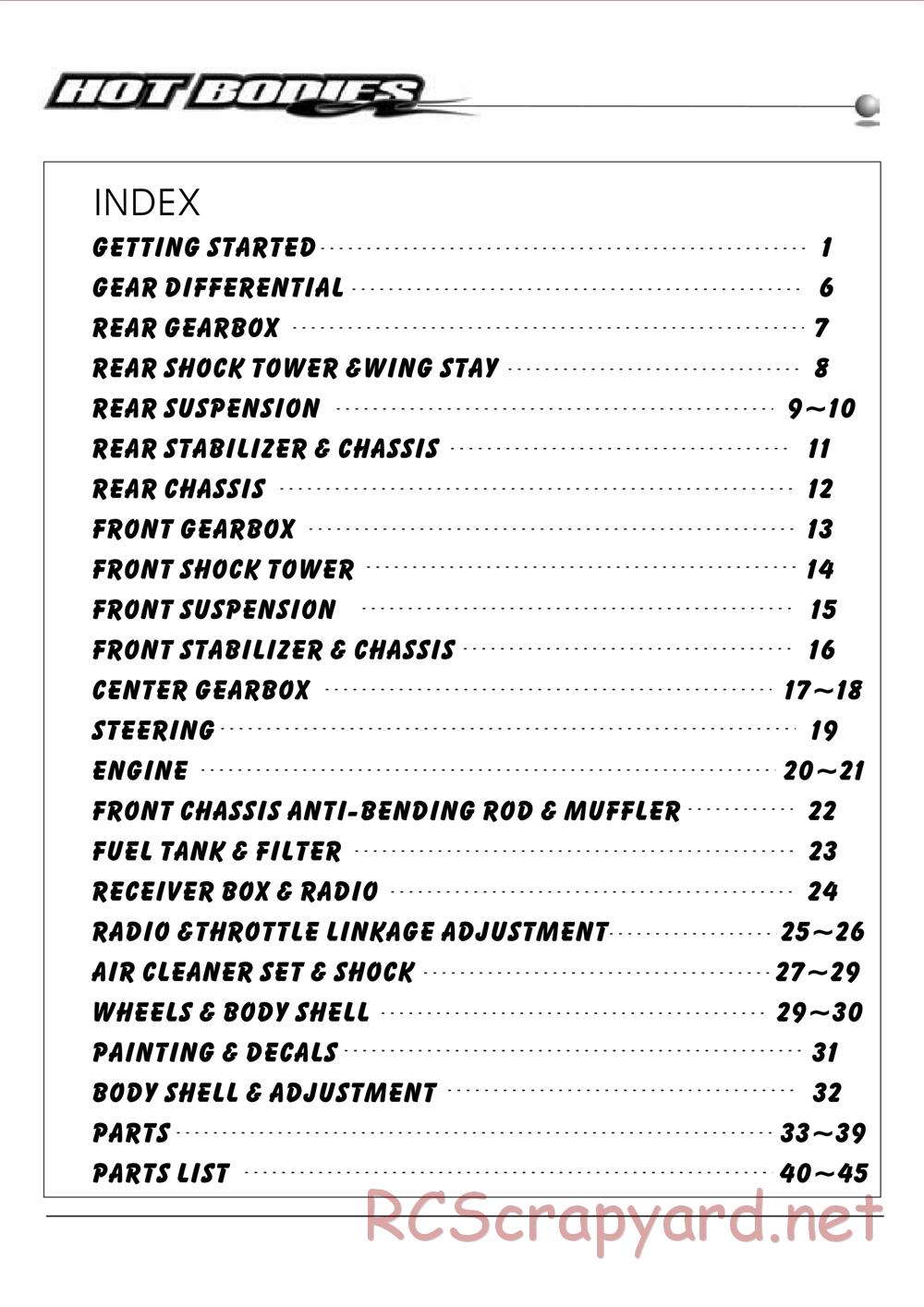 Hot Bodies - Lightning 2 RR / Pro - Manual - Page 2