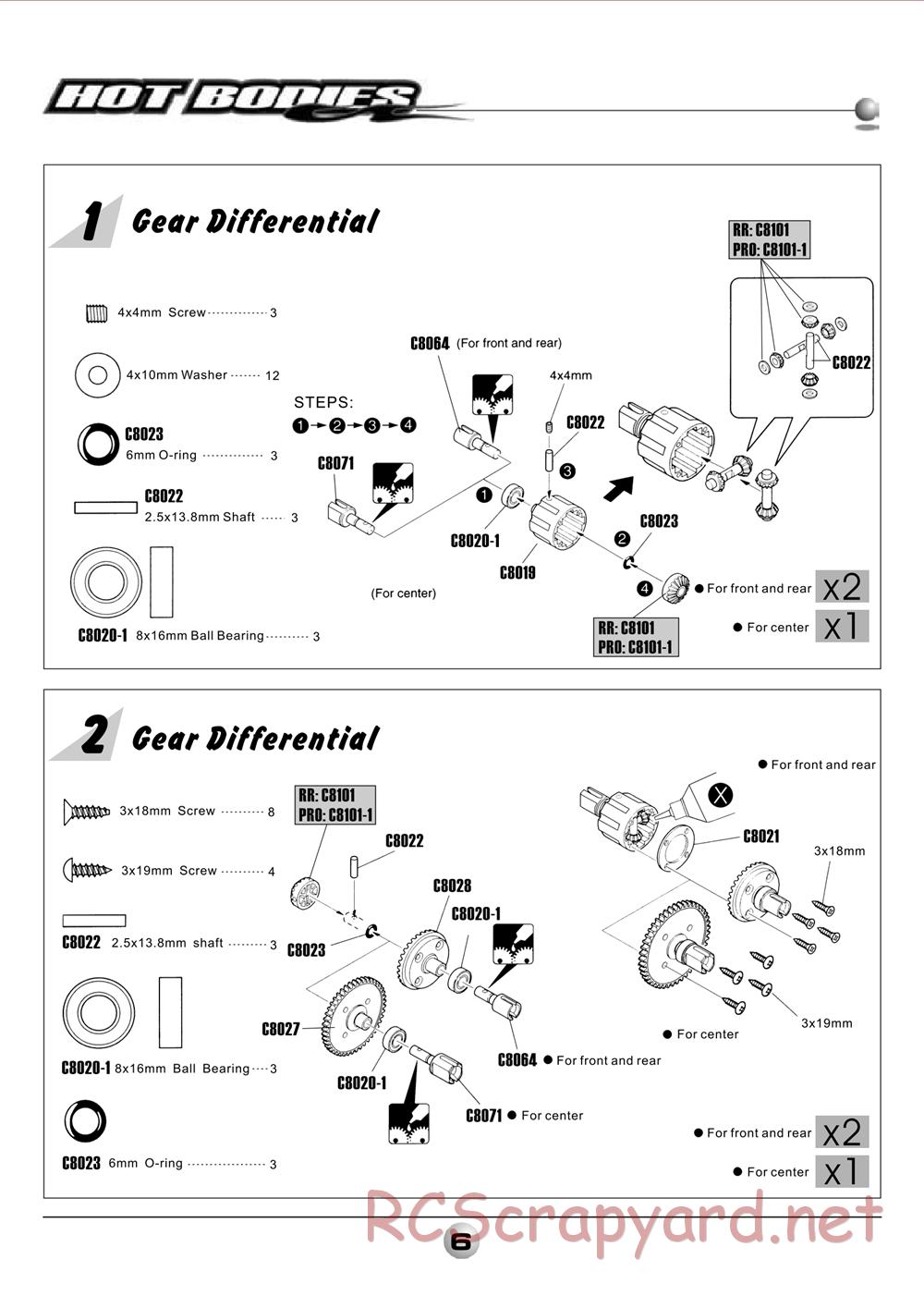 Hot Bodies - Lightning 2 RR / Pro - Manual - Page 8
