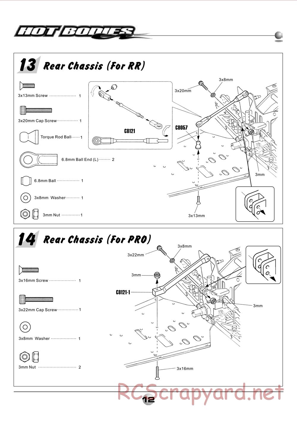Hot Bodies - Lightning 2 RR / Pro - Manual - Page 14