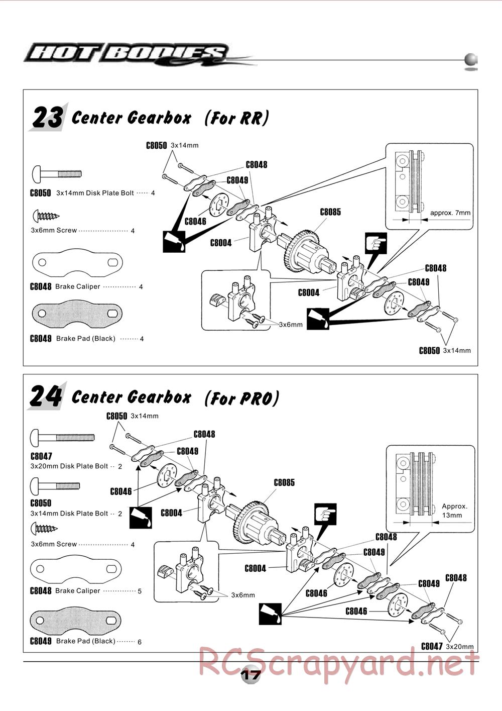 Hot Bodies - Lightning 2 RR / Pro - Manual - Page 19