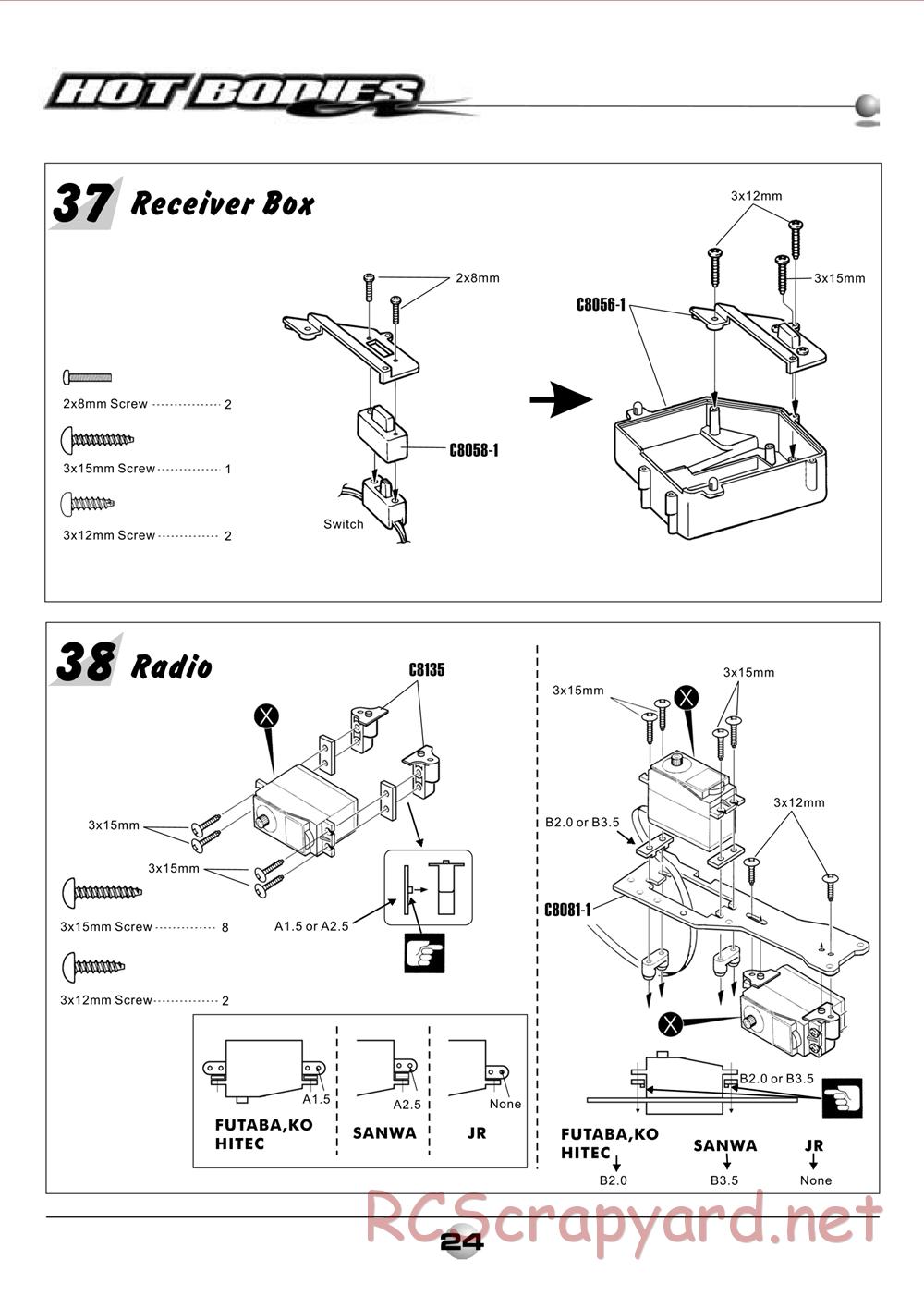 Hot Bodies - Lightning 2 RR / Pro - Manual - Page 26