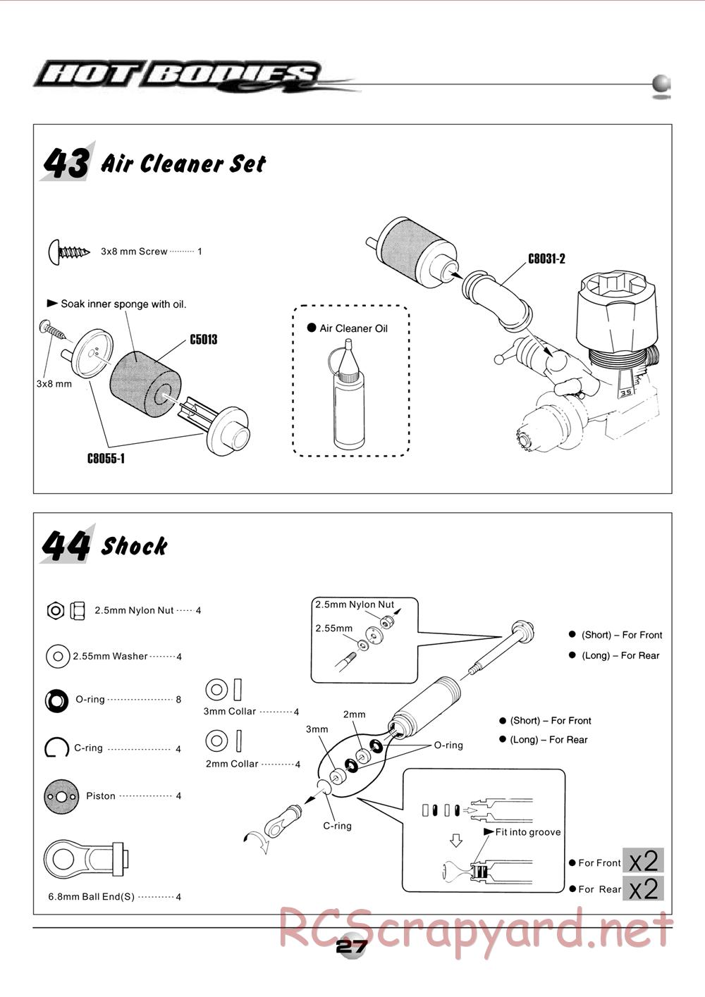 Hot Bodies - Lightning 2 RR / Pro - Manual - Page 29