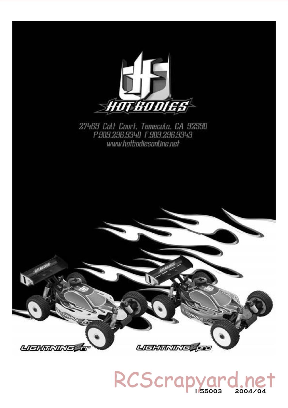 Hot Bodies - Lightning 2 RR / Pro - Manual - Page 48