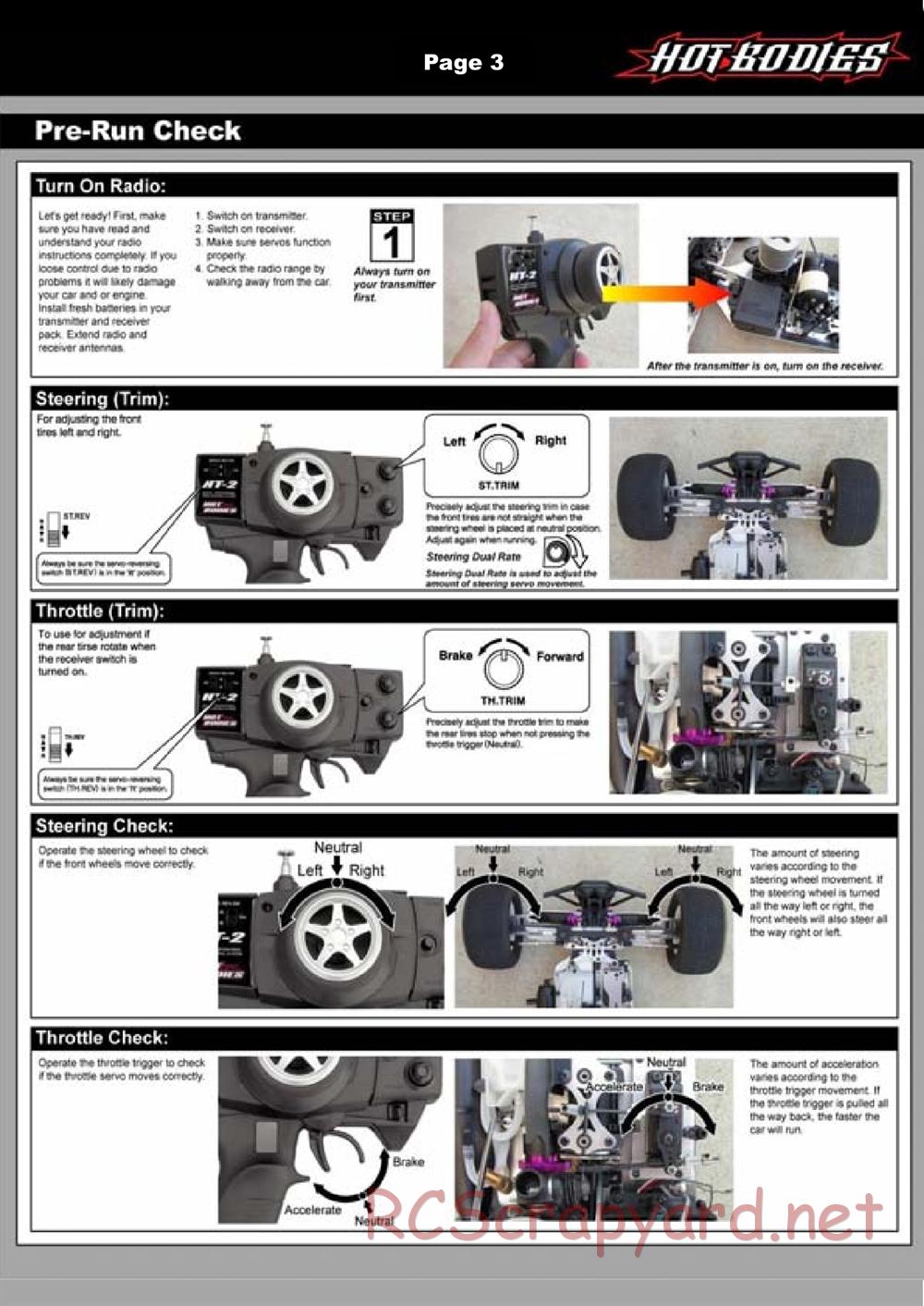 Hot Bodies - Lightning GT - Manual - Page 3