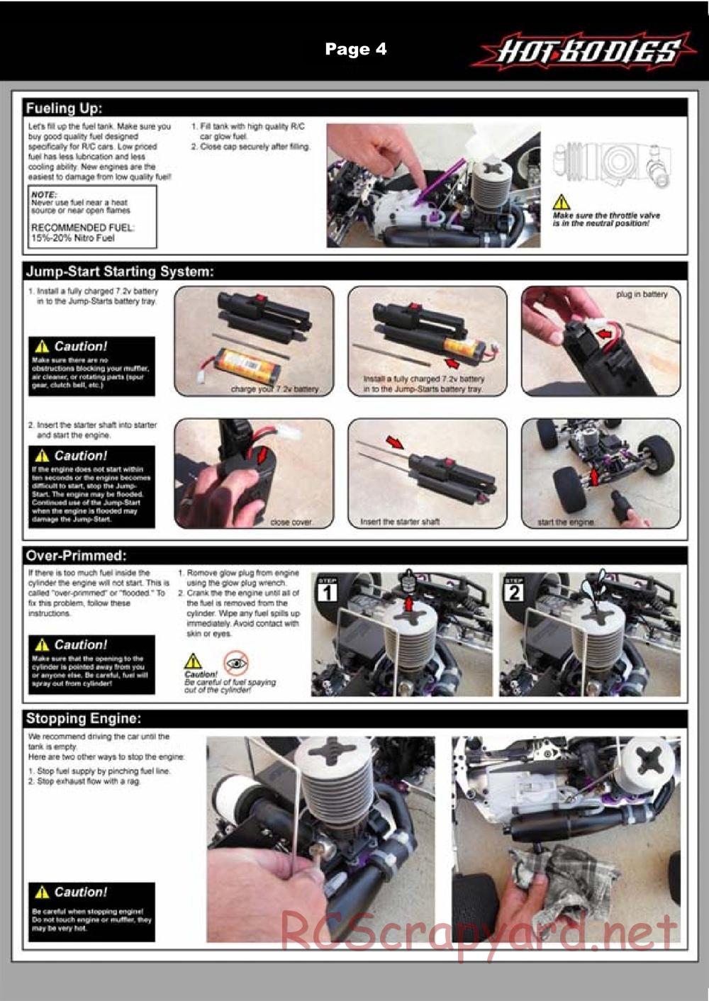 Hot Bodies - Lightning GT - Manual - Page 4