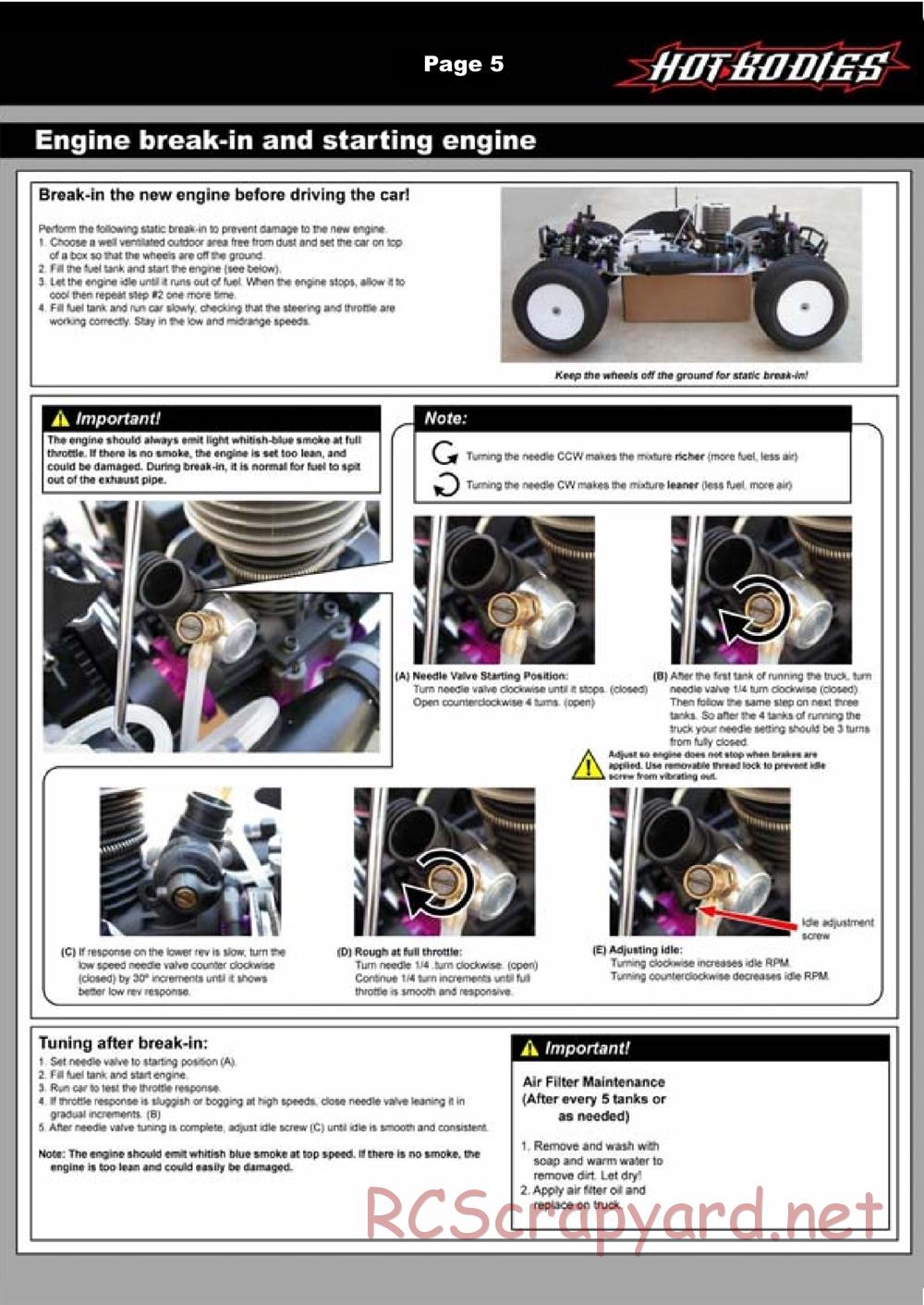 Hot Bodies - Lightning GT - Manual - Page 5
