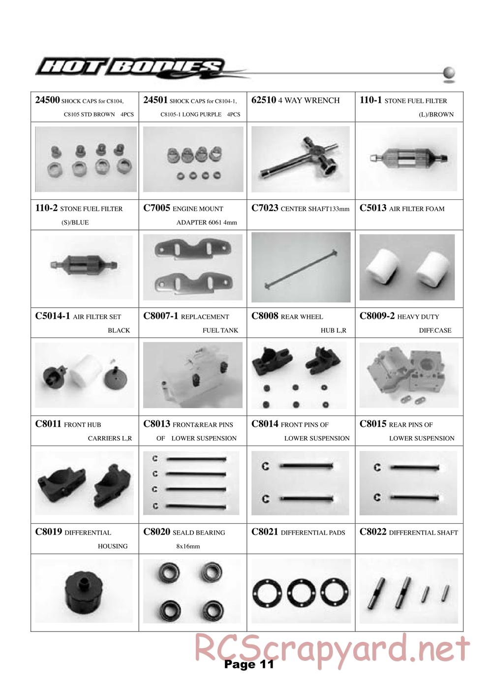 Hot Bodies - Lightning GT - Manual - Page 11