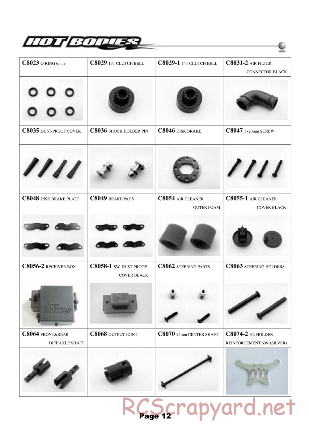 Hot Bodies - Lightning GT - Manual - Page 12