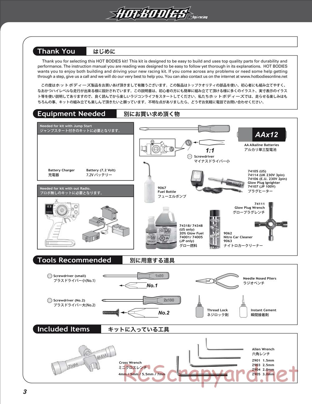 Hot Bodies - Lightning GT10 - Manual - Page 4