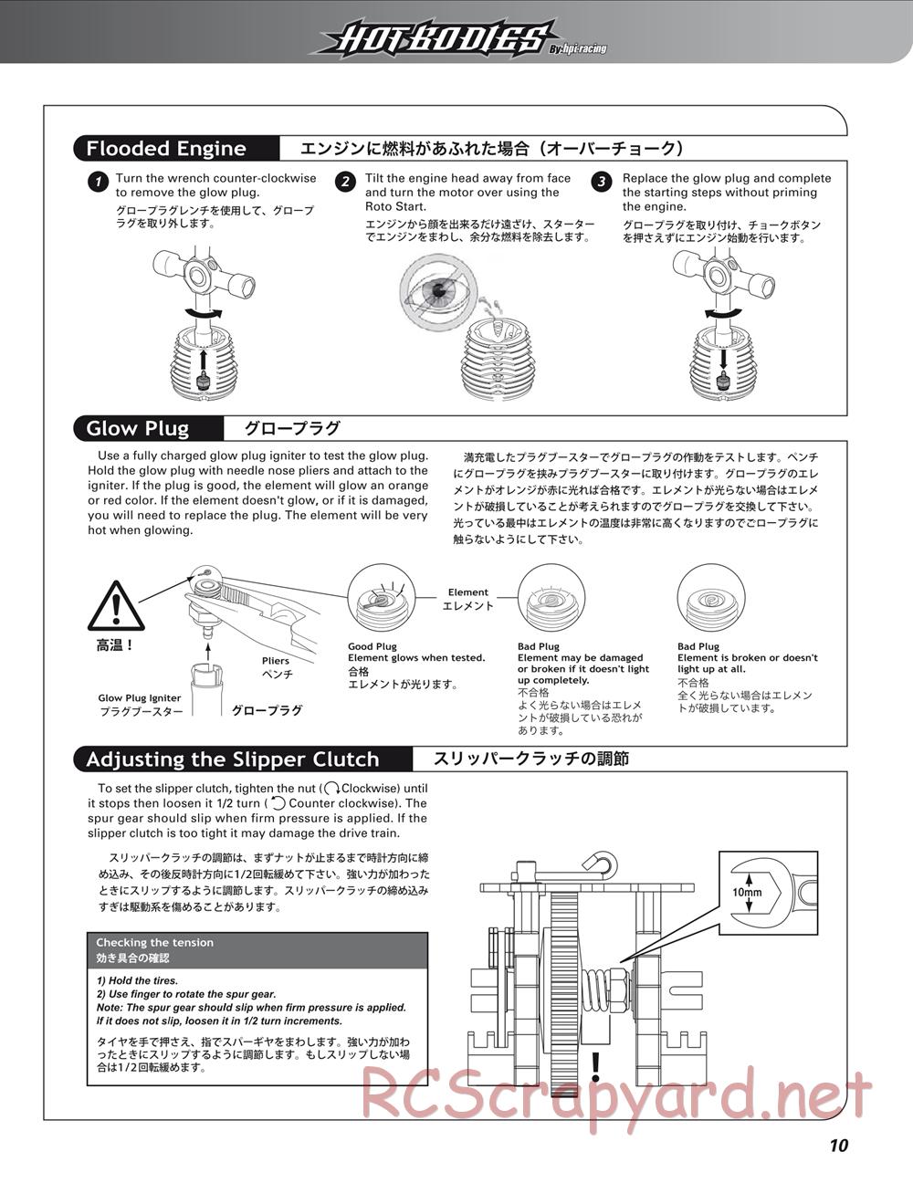 Hot Bodies - Lightning GT10 - Manual - Page 11