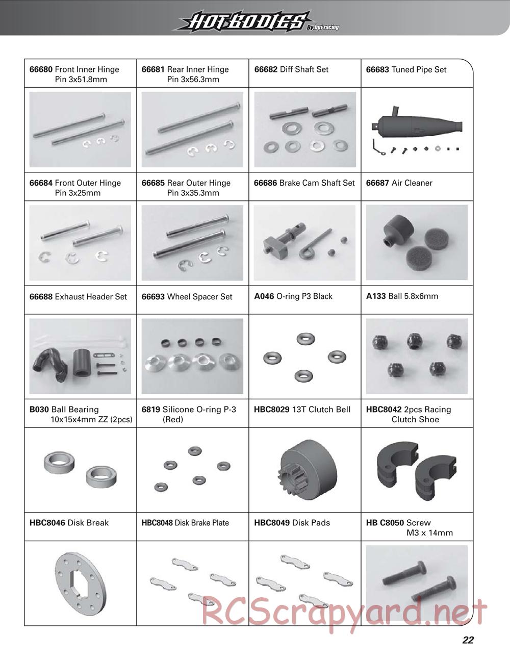 Hot Bodies - Lightning GT10 - Manual - Page 23