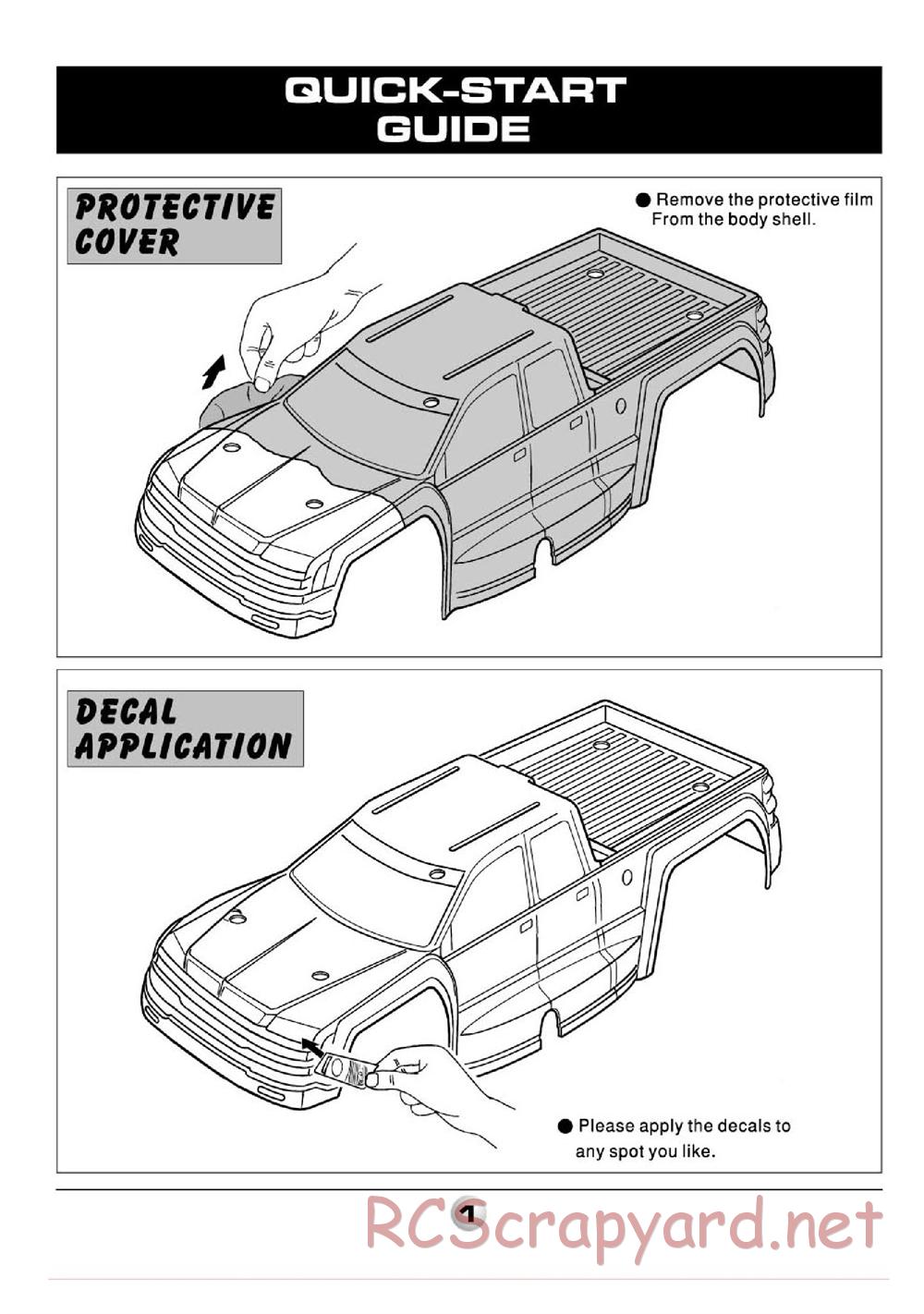Hot Bodies - Lightning GTX2 - Manual - Page 2