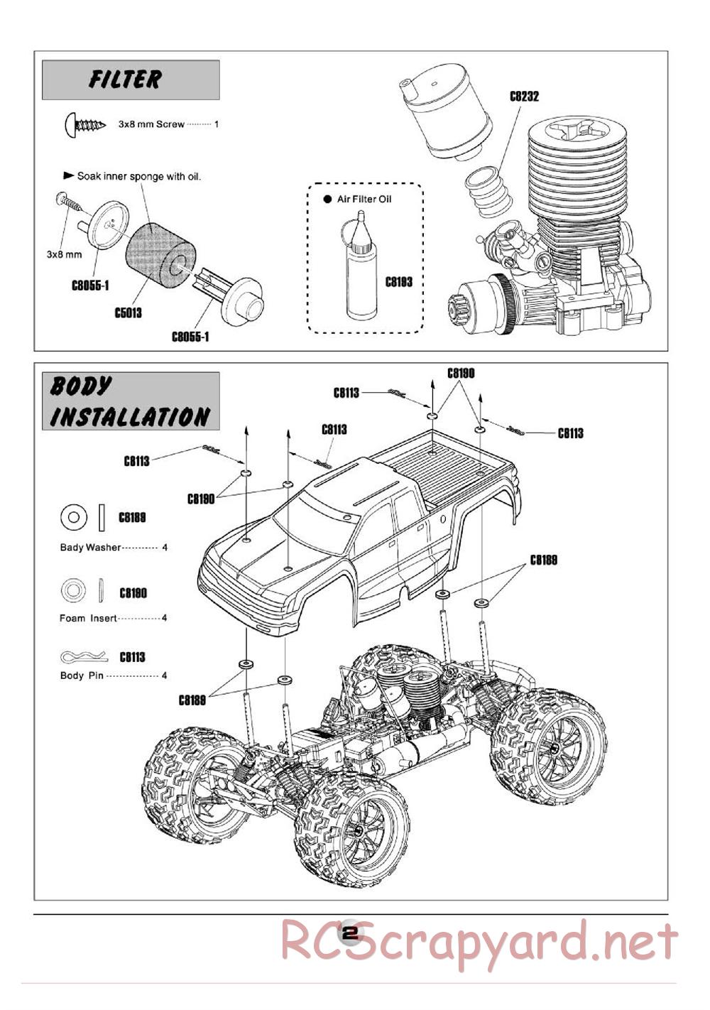 Hot Bodies - Lightning GTX2 - Manual - Page 3
