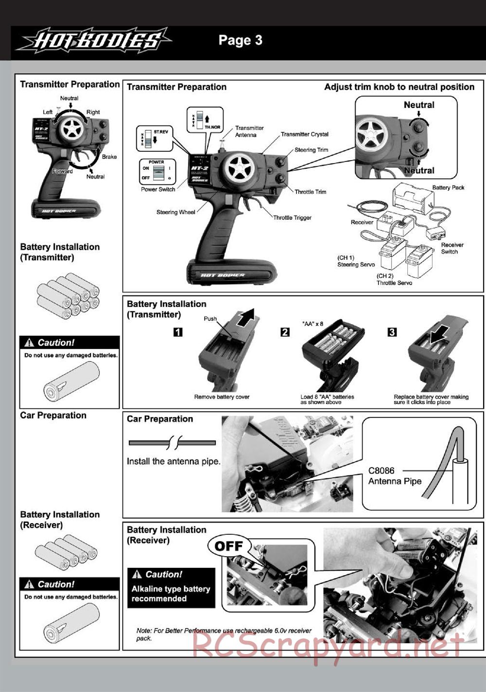Hot Bodies - Lightning GTX2 - Manual - Page 4