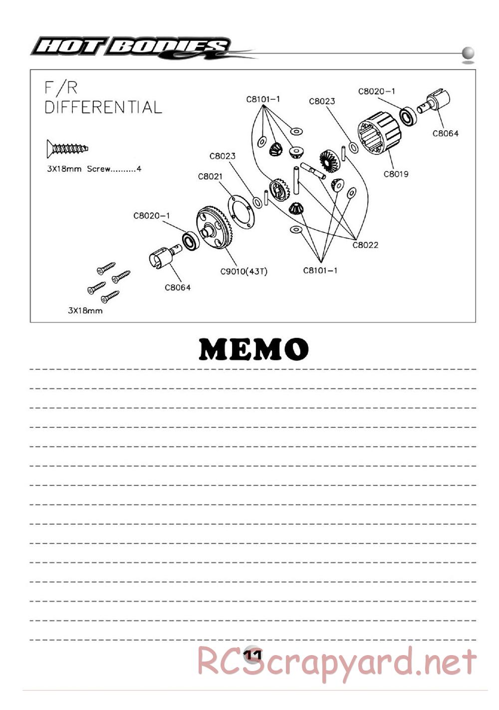 Hot Bodies - Lightning GTX2 - Manual - Page 12