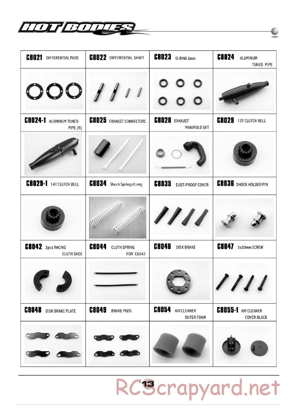 Hot Bodies - Lightning GTX2 - Manual - Page 14