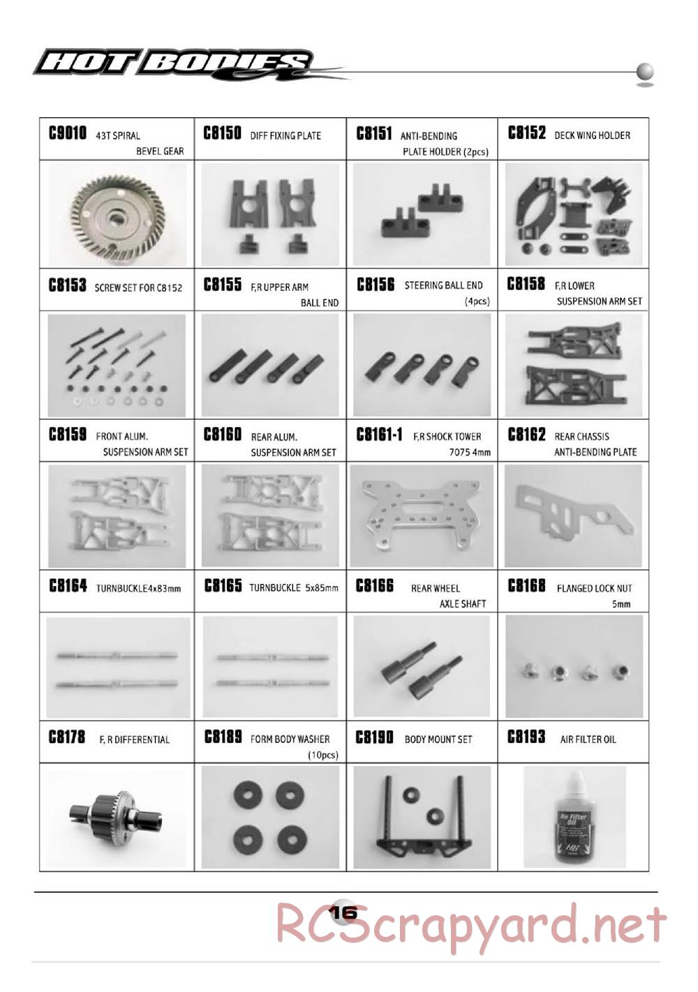 Hot Bodies - Lightning GTX2 - Manual - Page 17