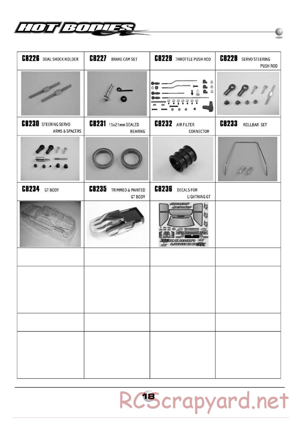 Hot Bodies - Lightning GTX2 - Manual - Page 19