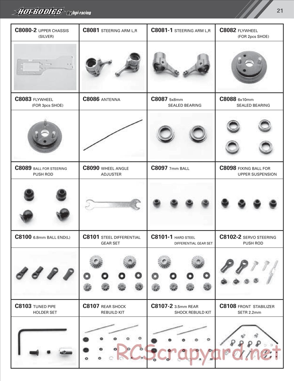 Hot Bodies - Lightning Stadium RR / Pro / Pro R - Manual - Page 22