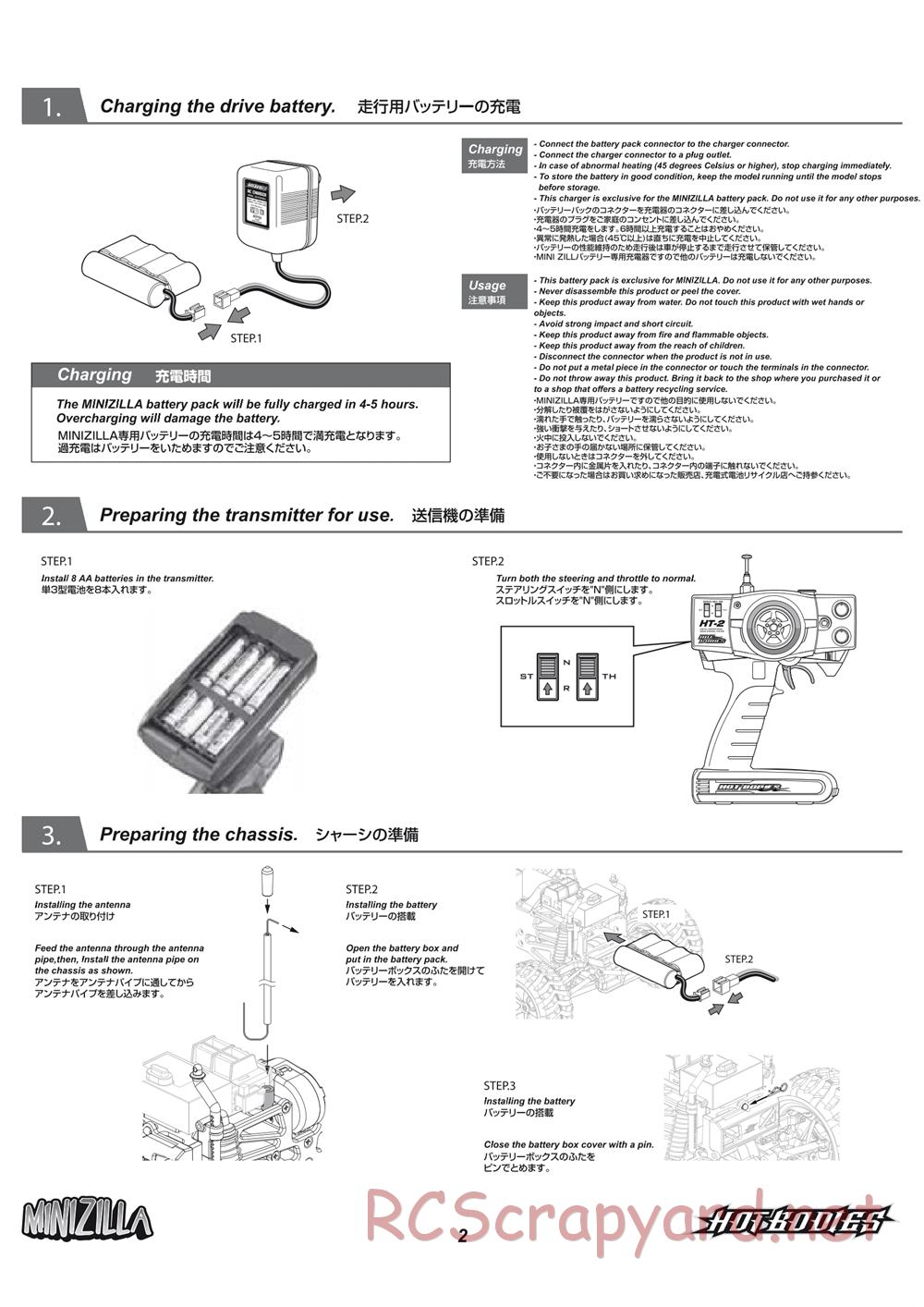 Hot Bodies - Minizilla - Manual - Page 2